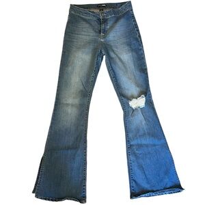 Women’s Distressed Bell Bottoms